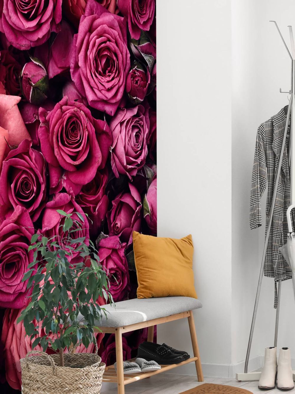 Roze rozen