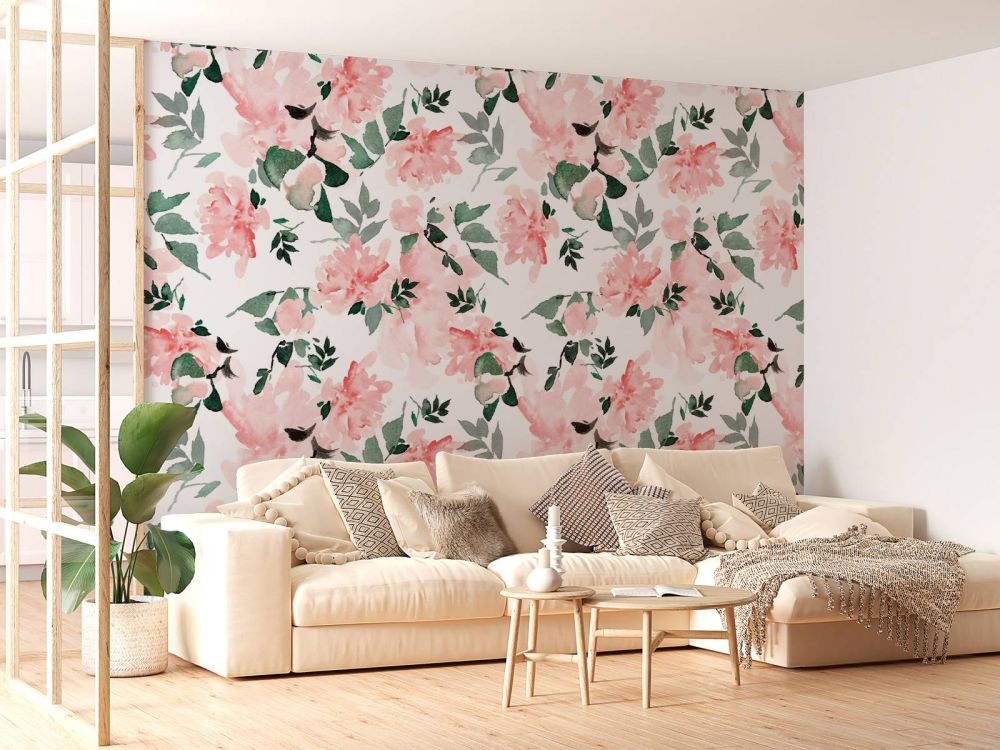 Waterverf bloemen