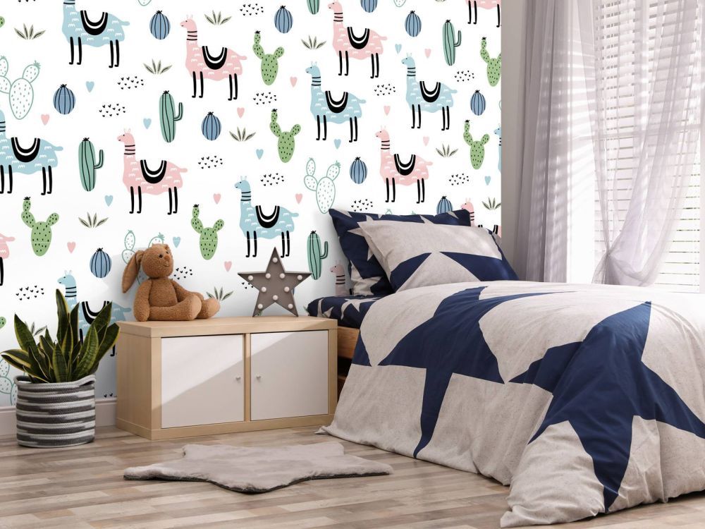 Lama’s en cactussen