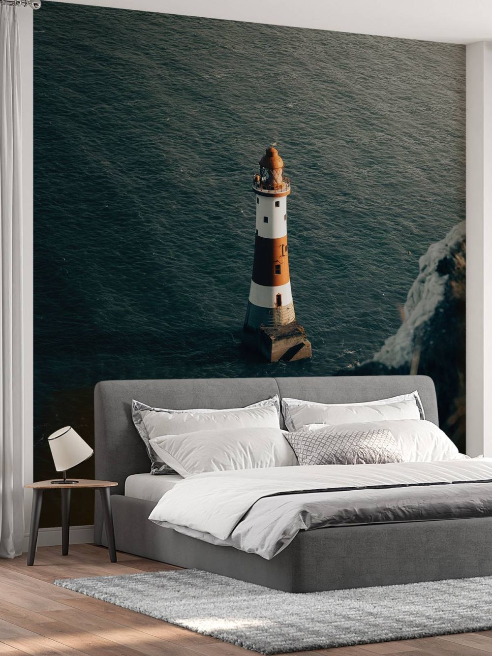 Vuurtoren aan de Engelse kust