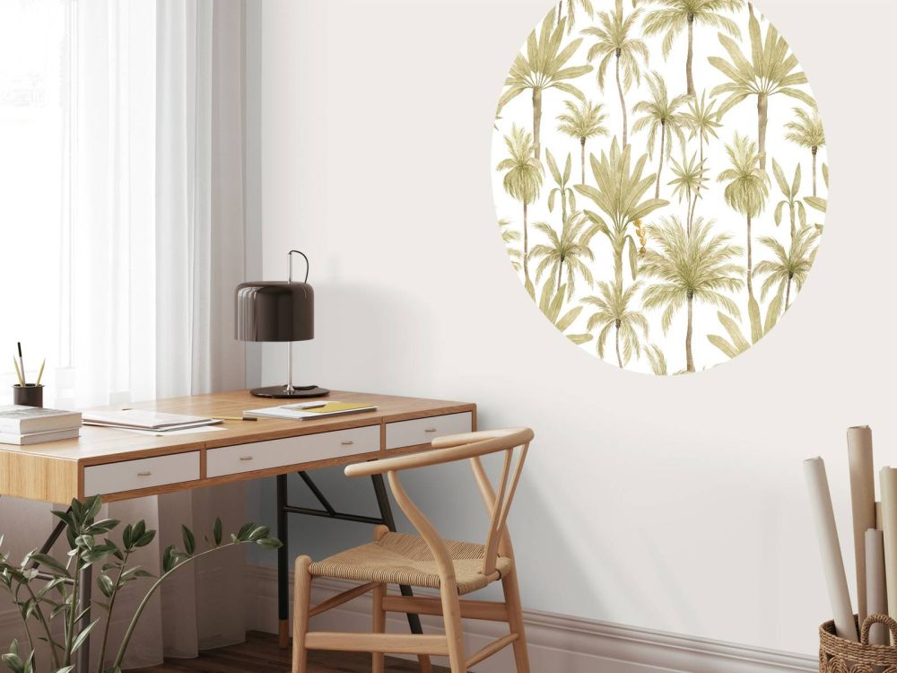 Tropische waterverf bomen