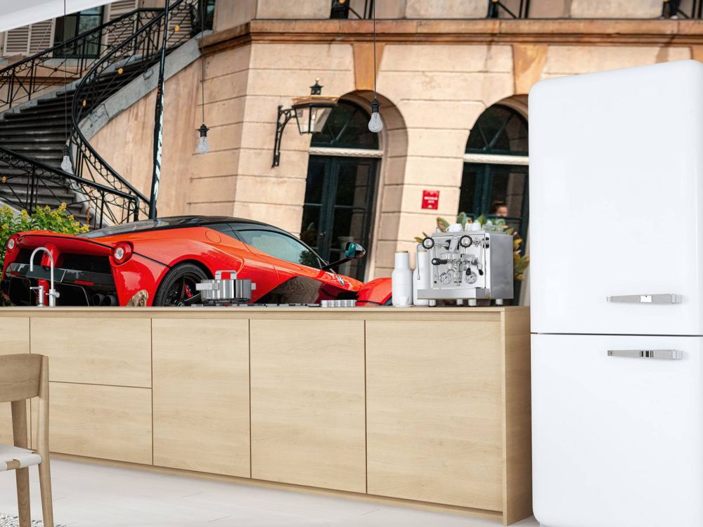 Ferrari laFerrari bij luxe villa