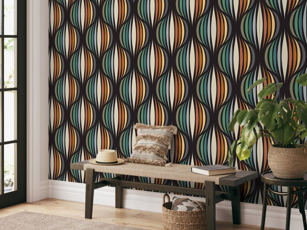 Patroon in retro stijl