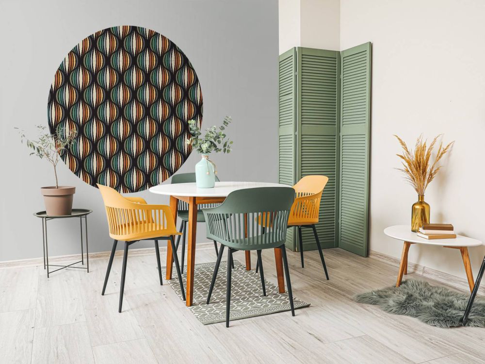 Patroon in retro stijl