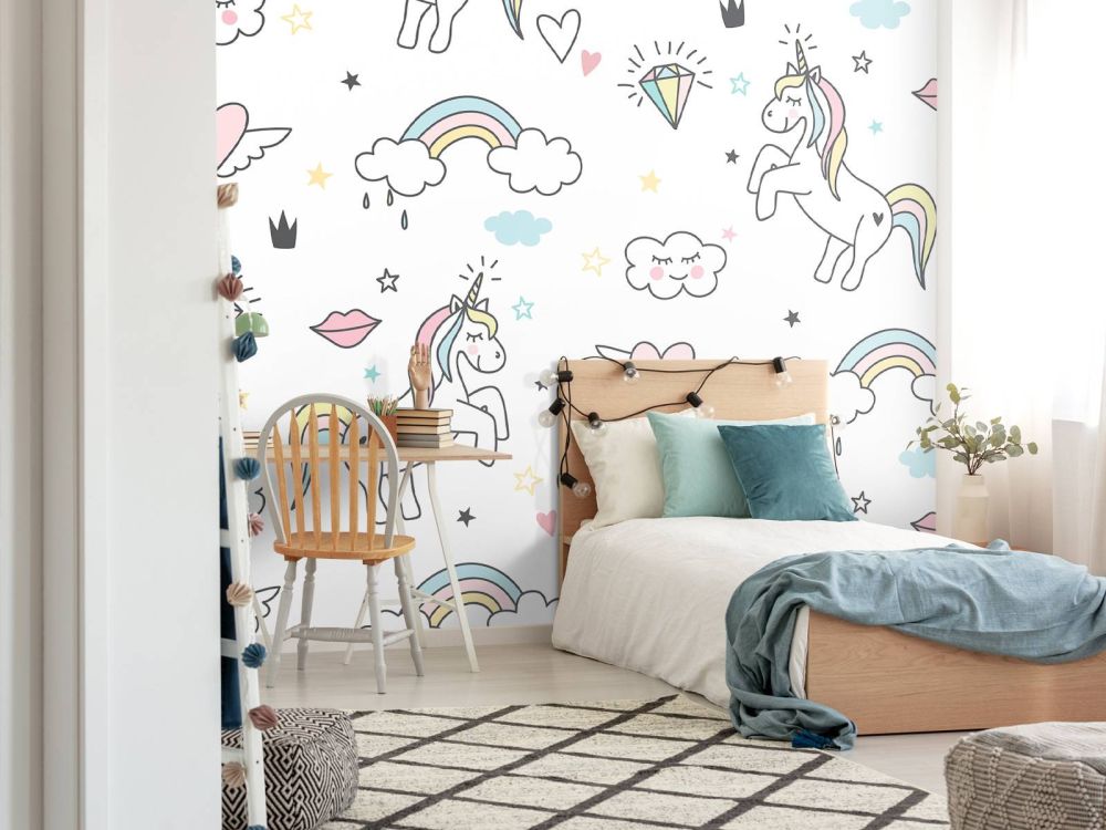 Unicorns met hartjes