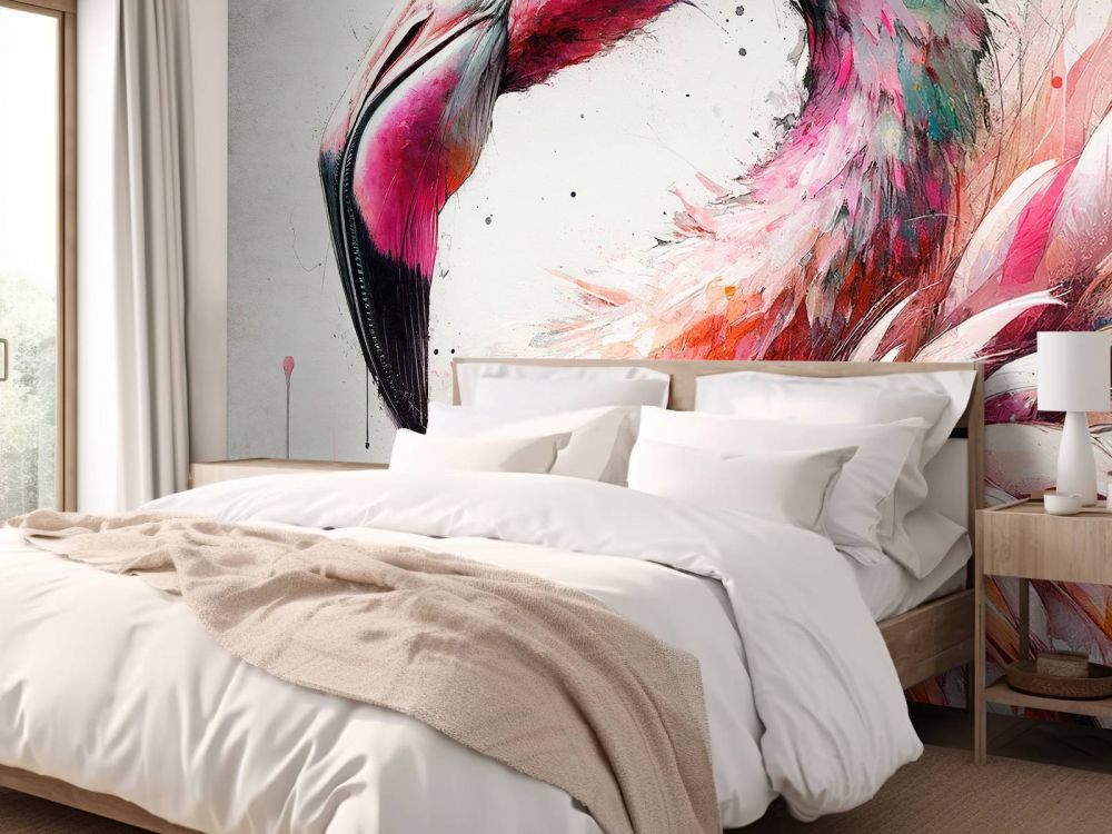 Watercolor Flamingo
