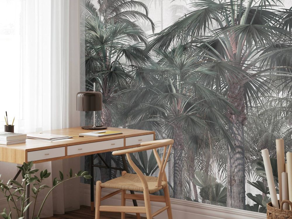 Schemerige Palmsereniteit