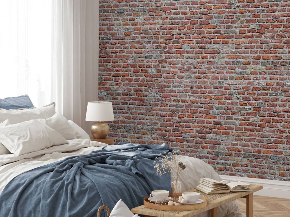 Gerestaureerde muur 