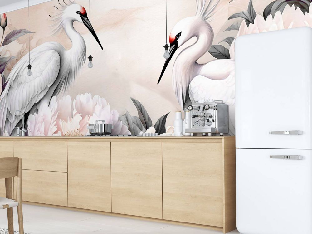 Storks Romance Pink
