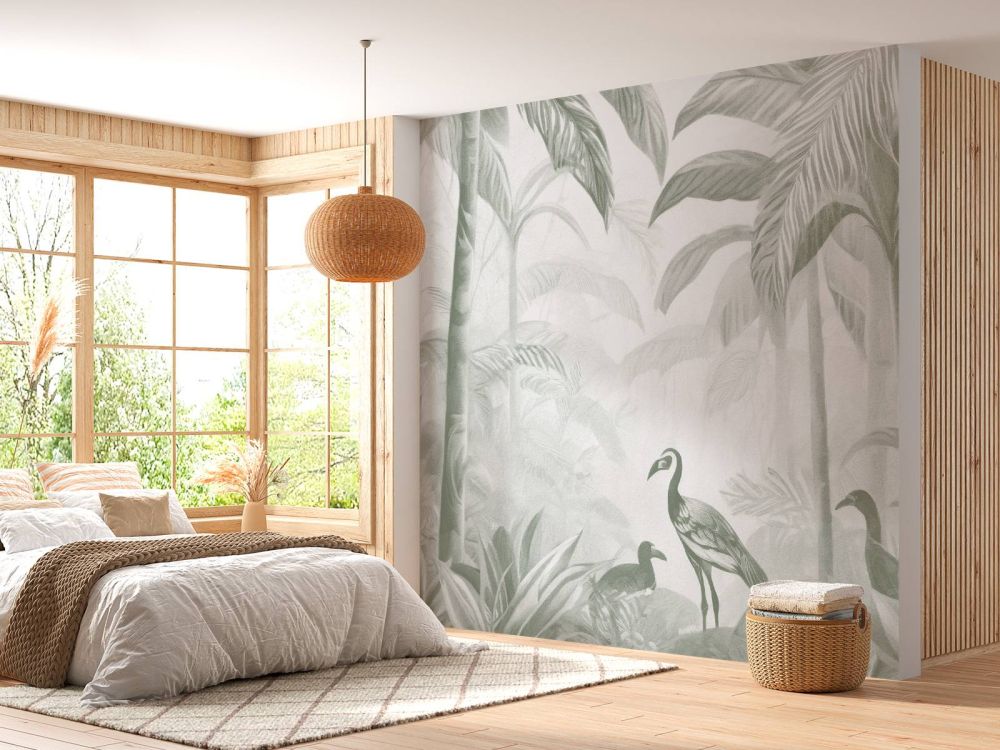 Verborgen Jungle met Ibis, groen