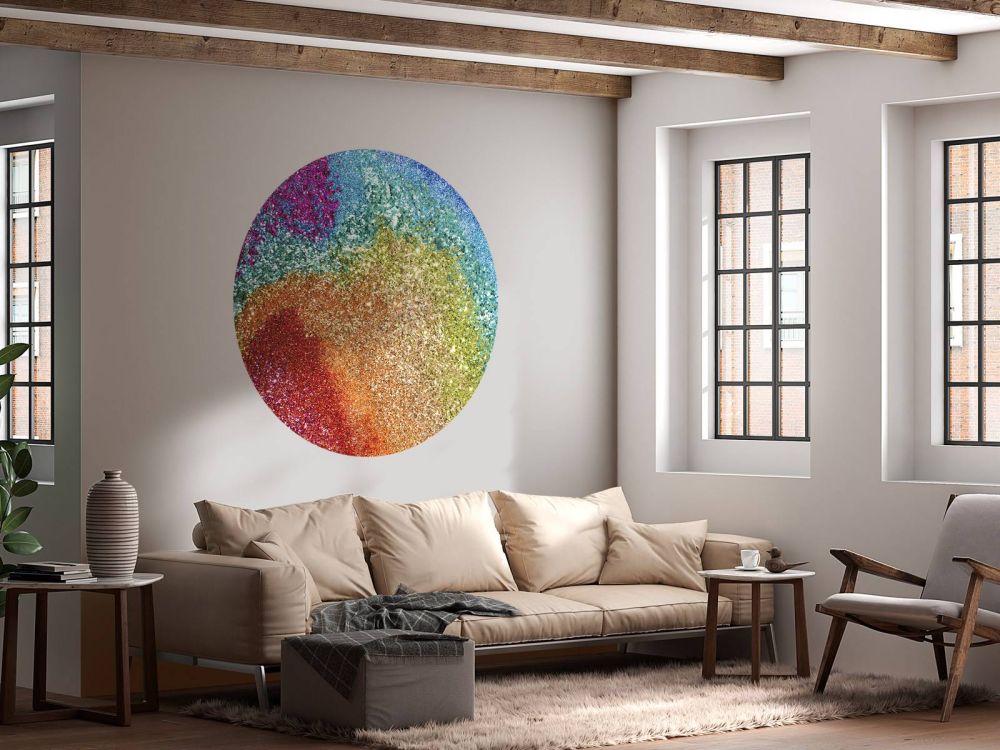 Regenboog glitters