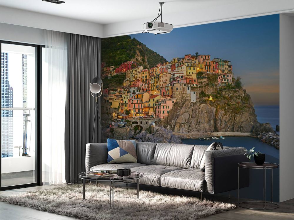 Gekleurde huizen in Italië