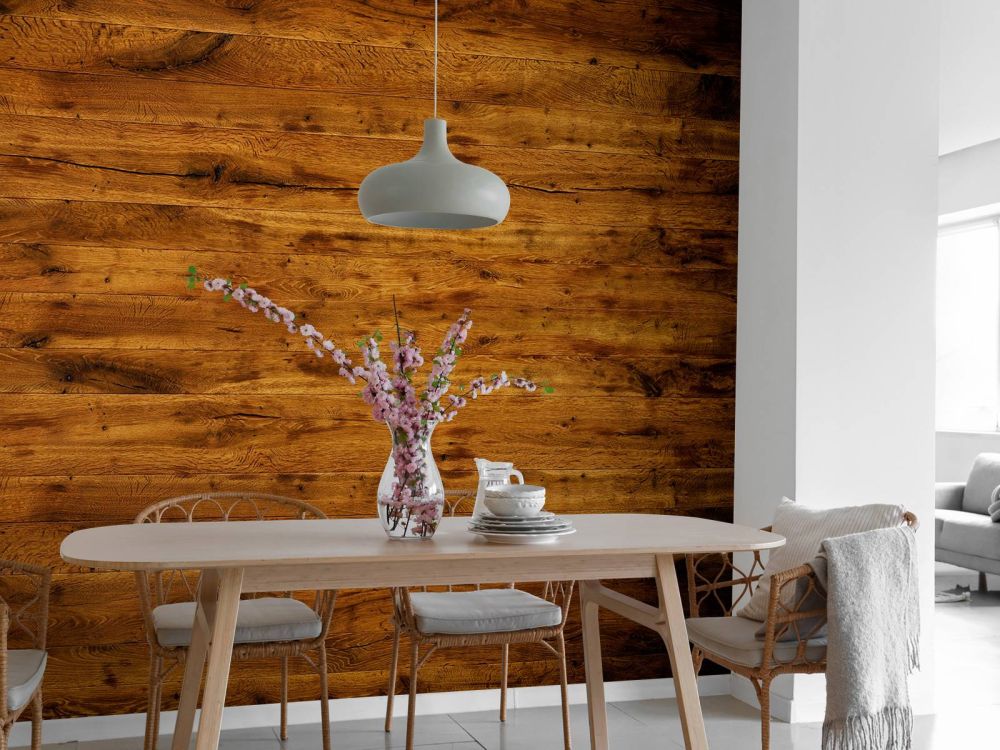 Oude houten planken