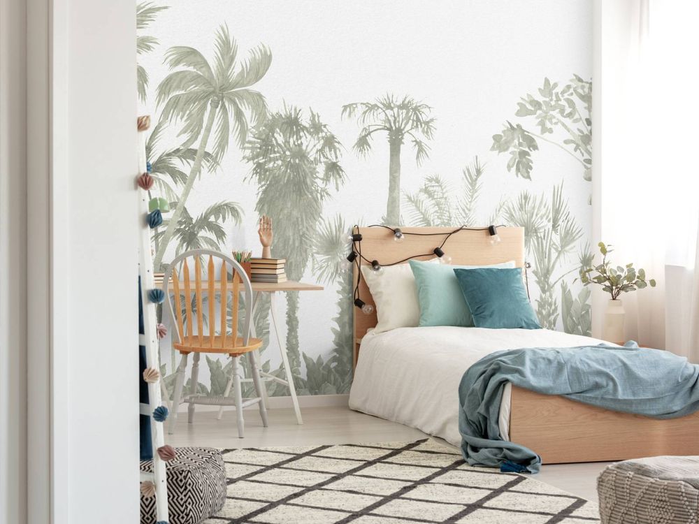 Jungle thema in groen