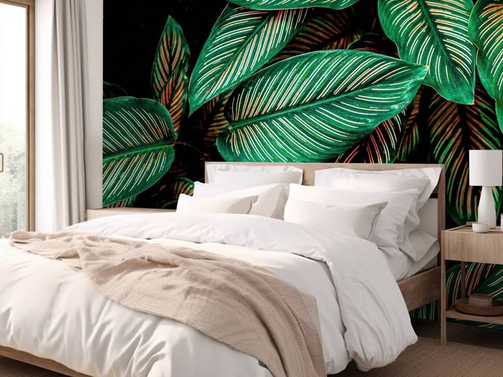 Abstracte groene bladeren