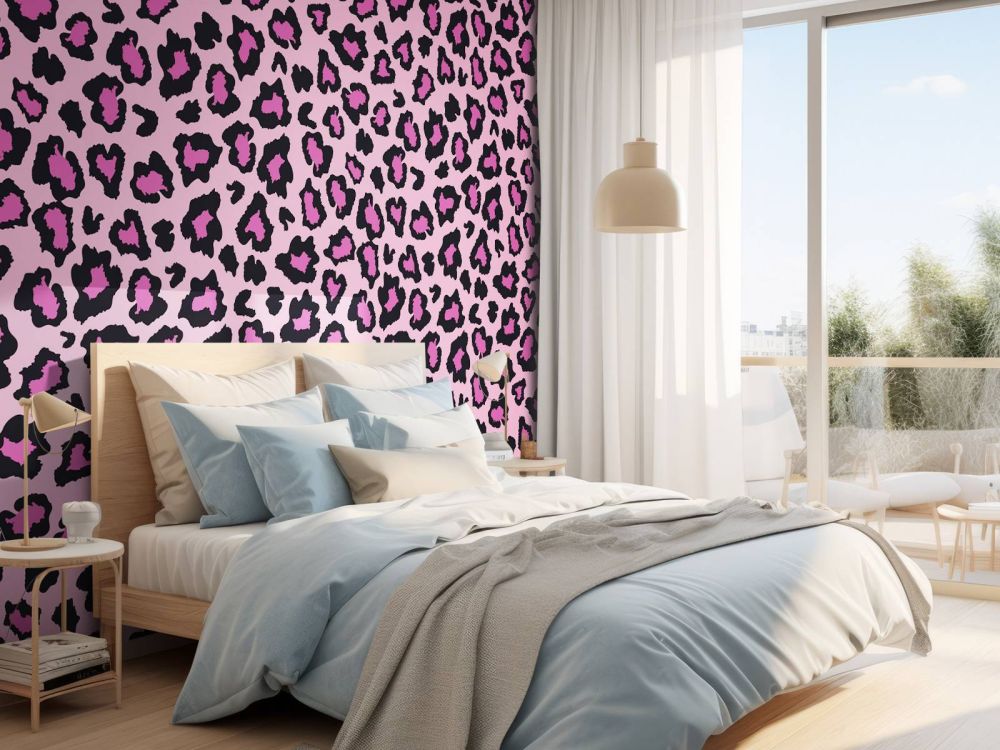 Roze panterpatroon