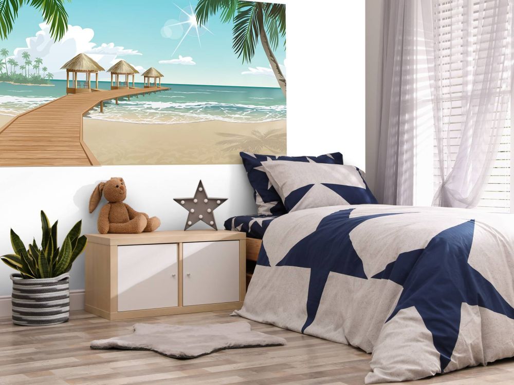 Zomerse strand