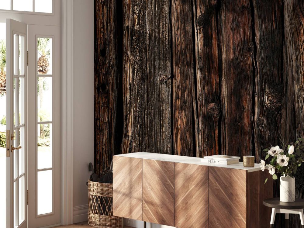 Donker oud hout