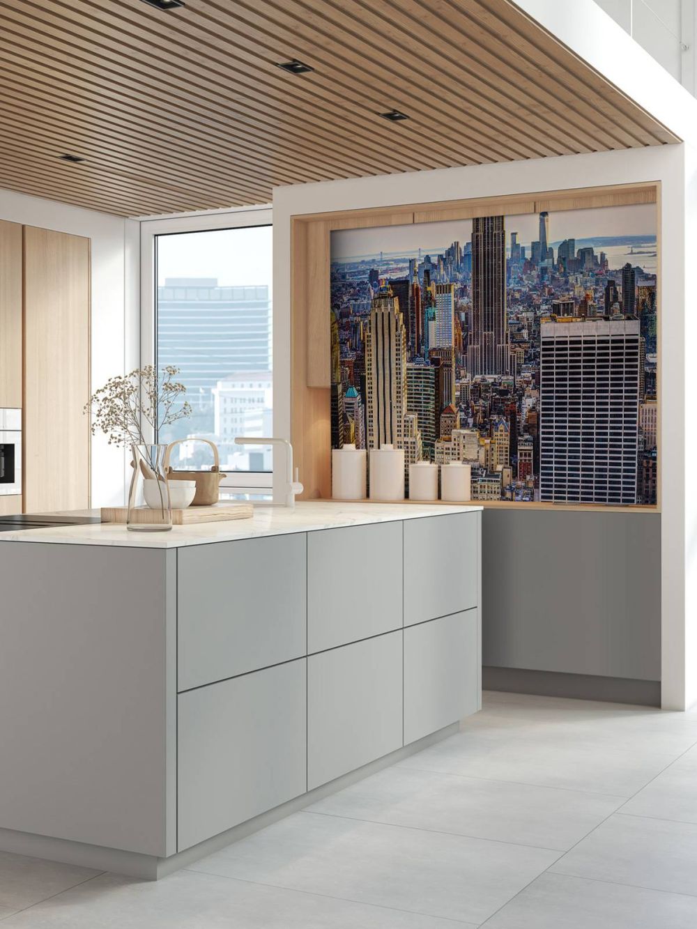 The Big Apple van bovenaf