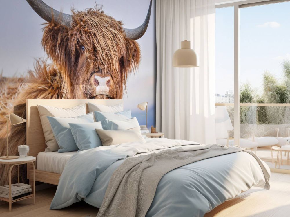 Starende Schotse hooglander