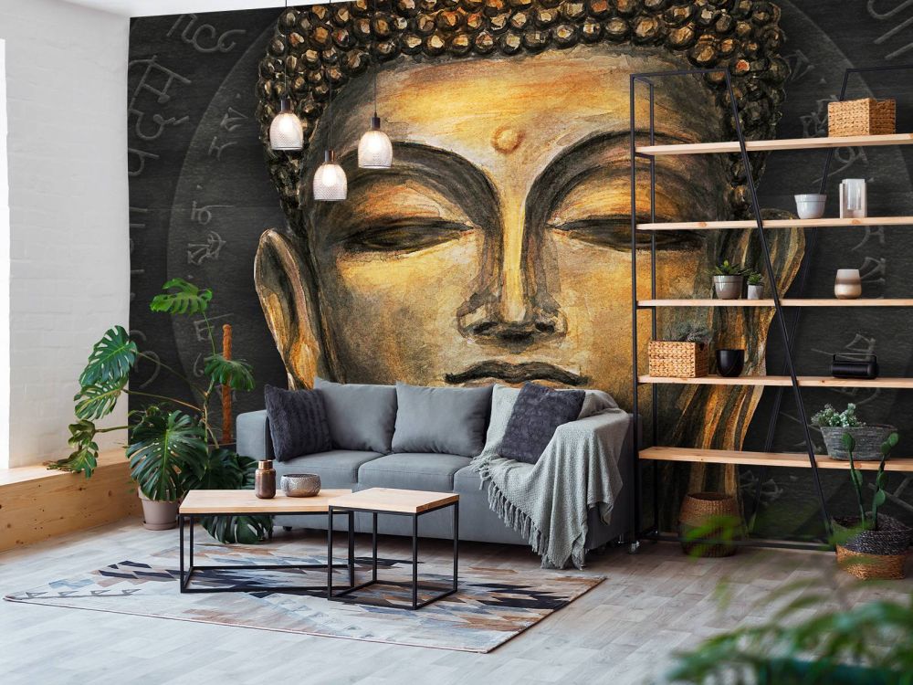 Geschilderde Buddha