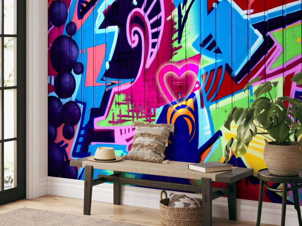 Neon graffiti