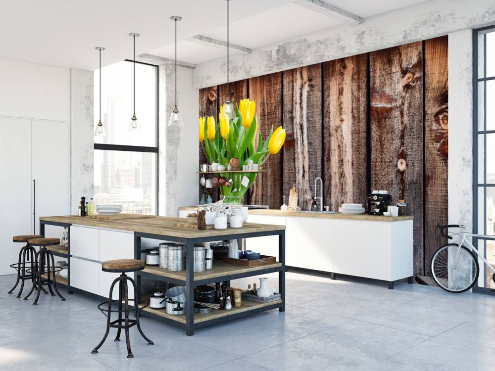 Vaas met tulpen