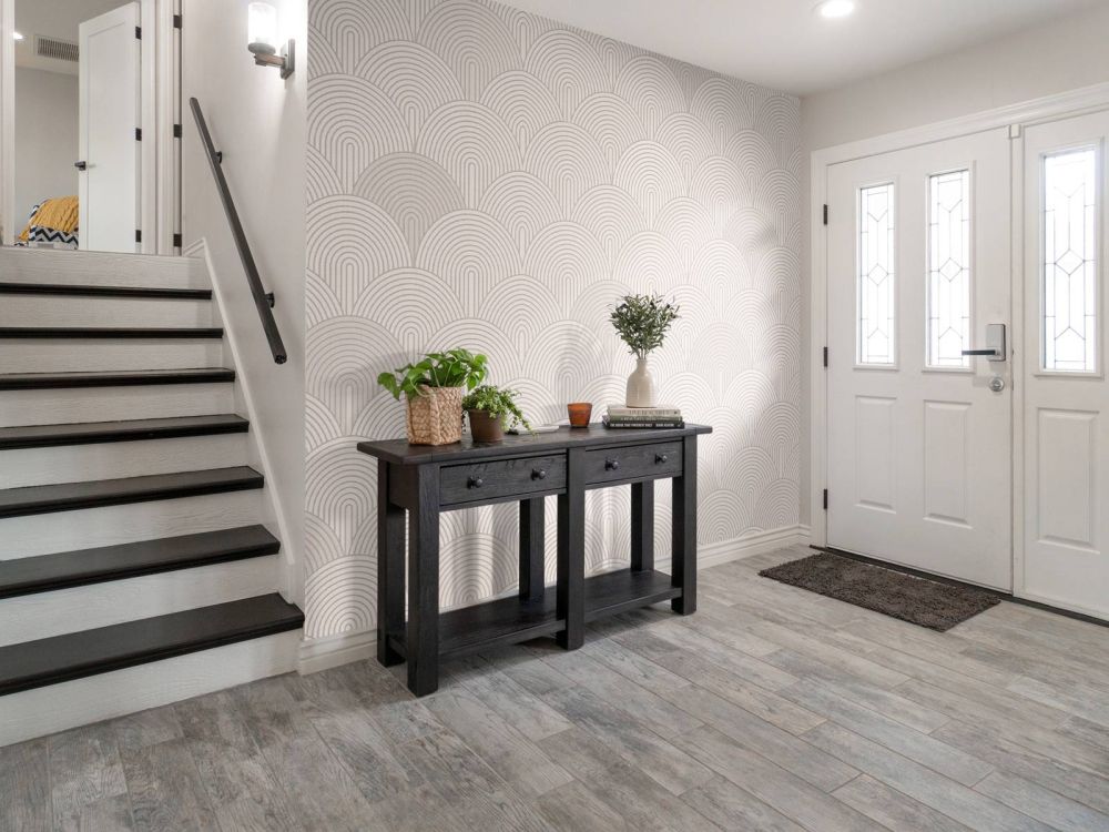 Boho Arches & Curves - neutral beige