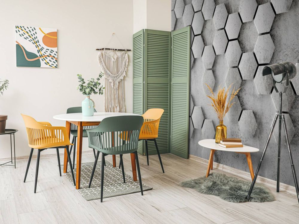 Moderne hexagons