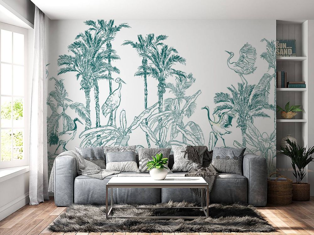 Getekende jungle
