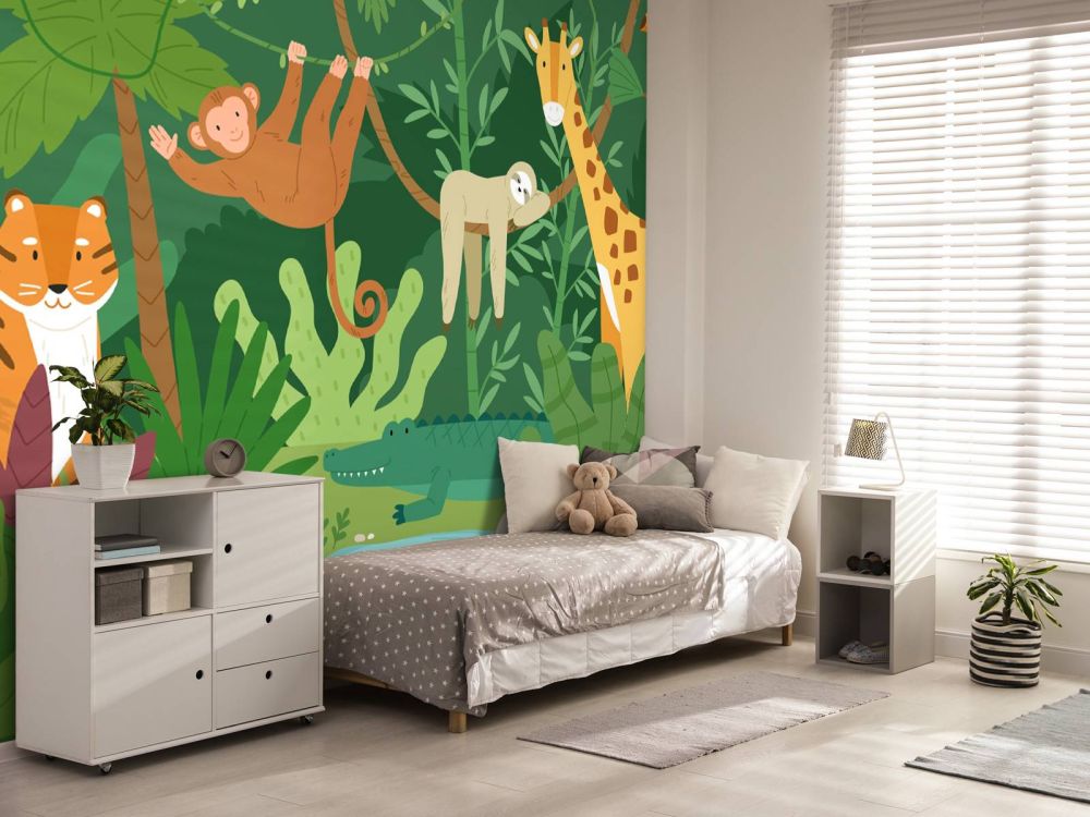 Blije jungle dieren