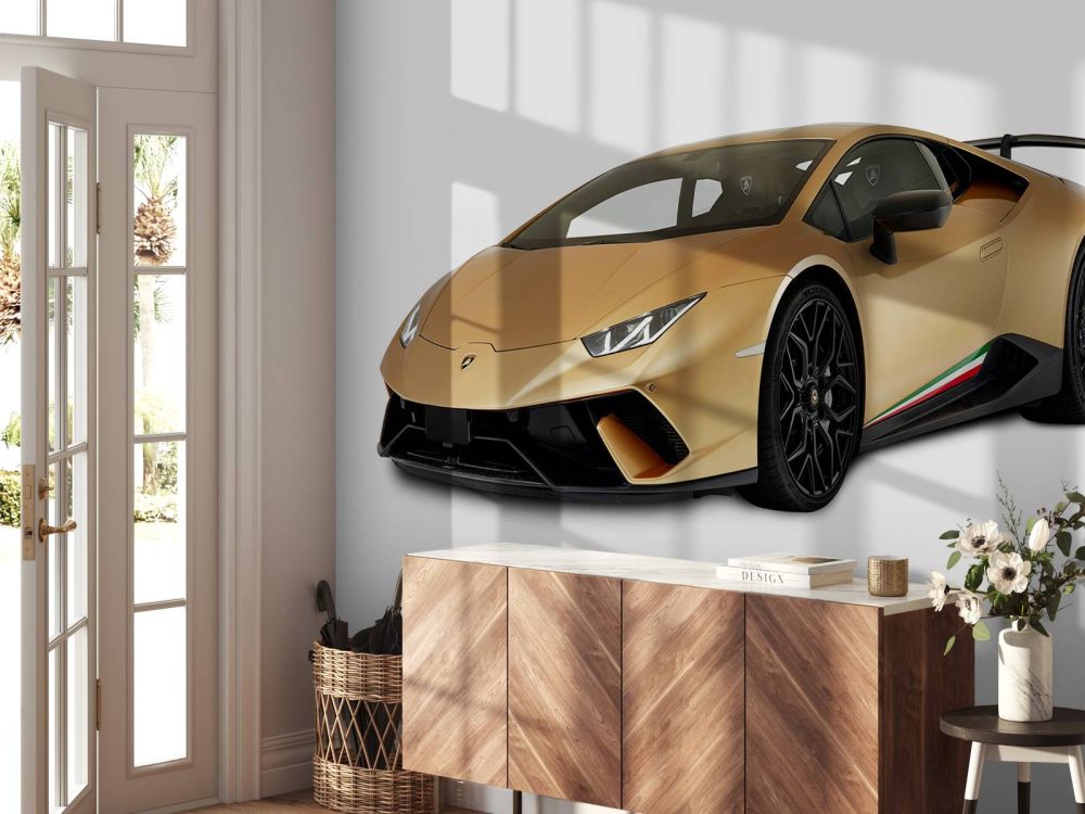 Lamborghini Huracán - Rechter voorkant wit