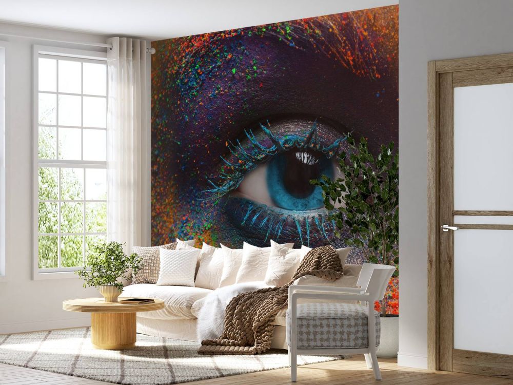 Kleurrijk oog