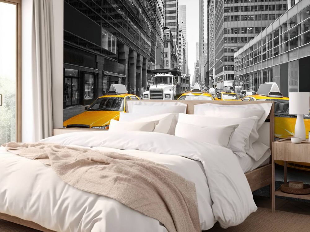 Gele taxi's in New York