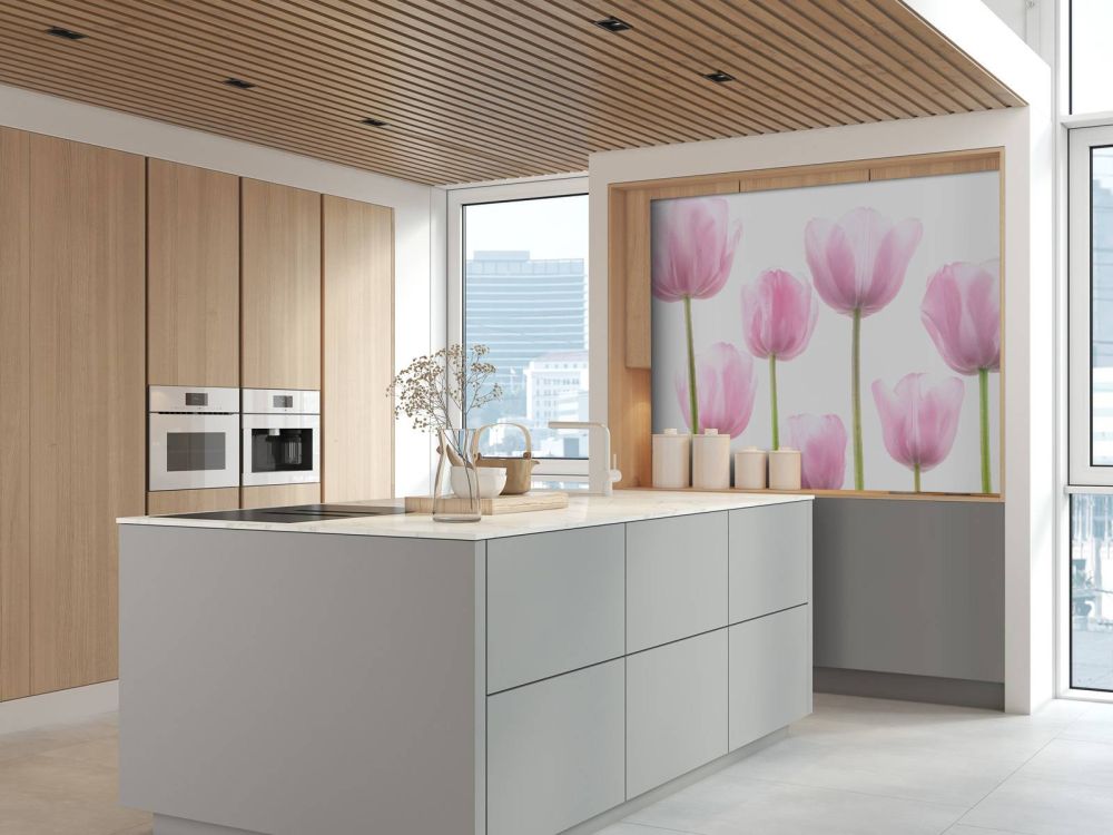 Mooie roze tulpen