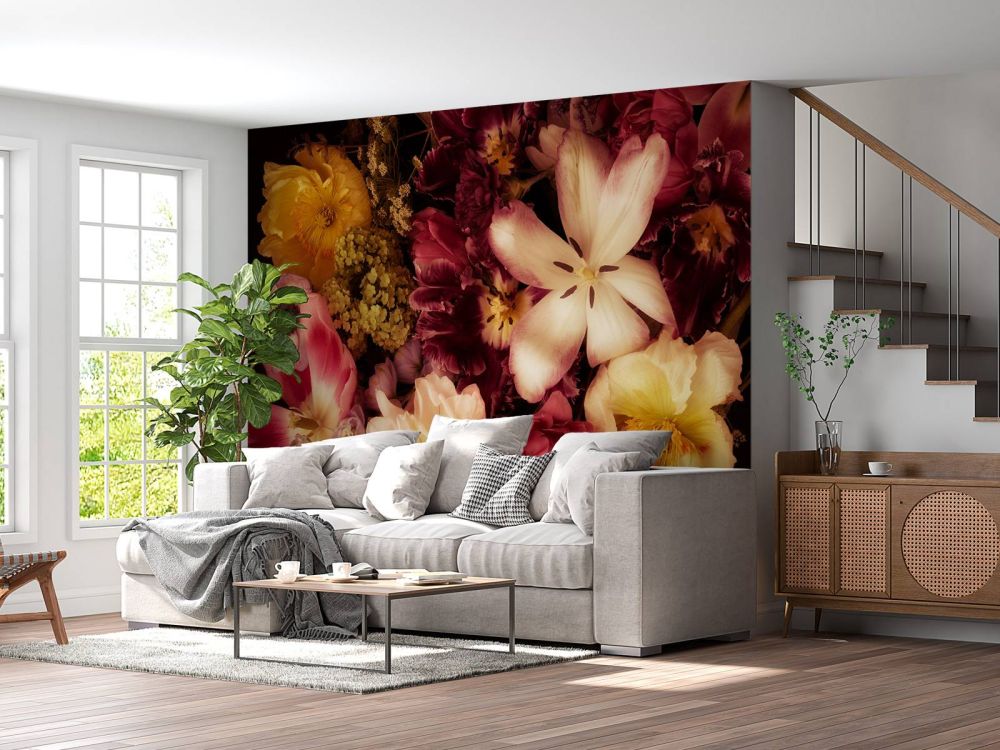 Mooi en kleurrijk bloemenboeket