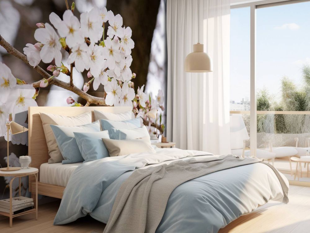 Witte bloesems