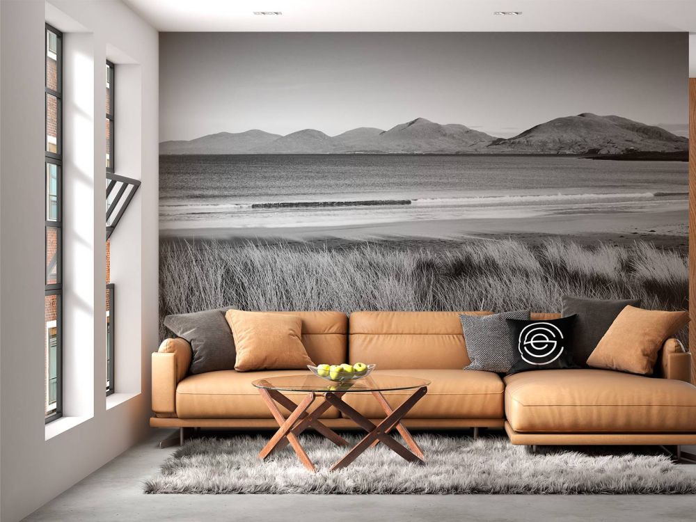 Helmgras, strand en bergen