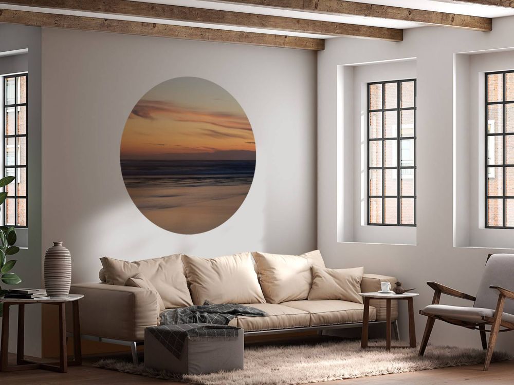 Zonsondergang aan de kust