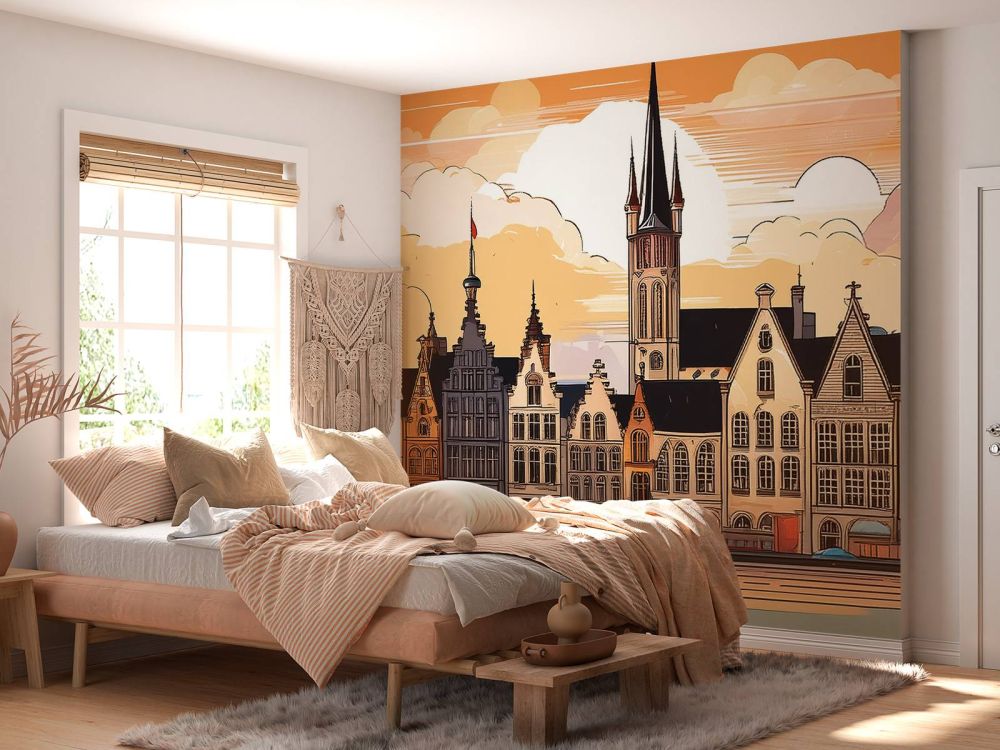 Gent vintage illustratie