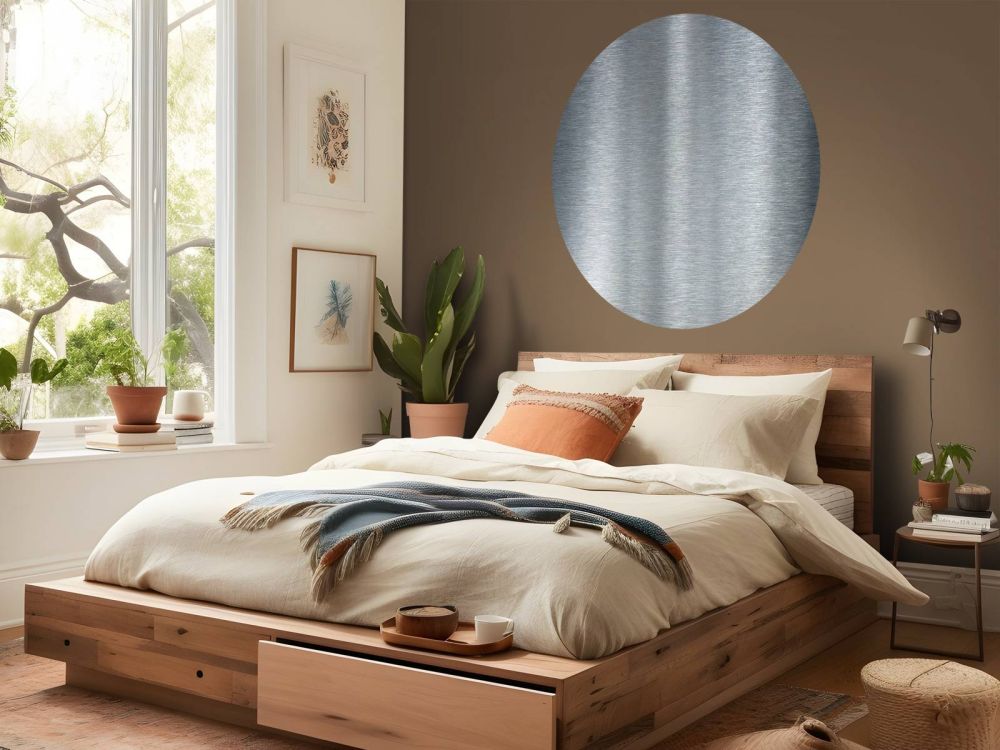 Geborstelde aluminium textuur