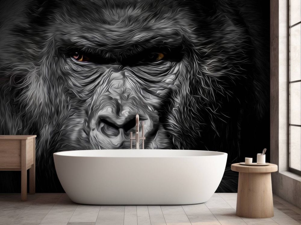 Getekende Gorilla