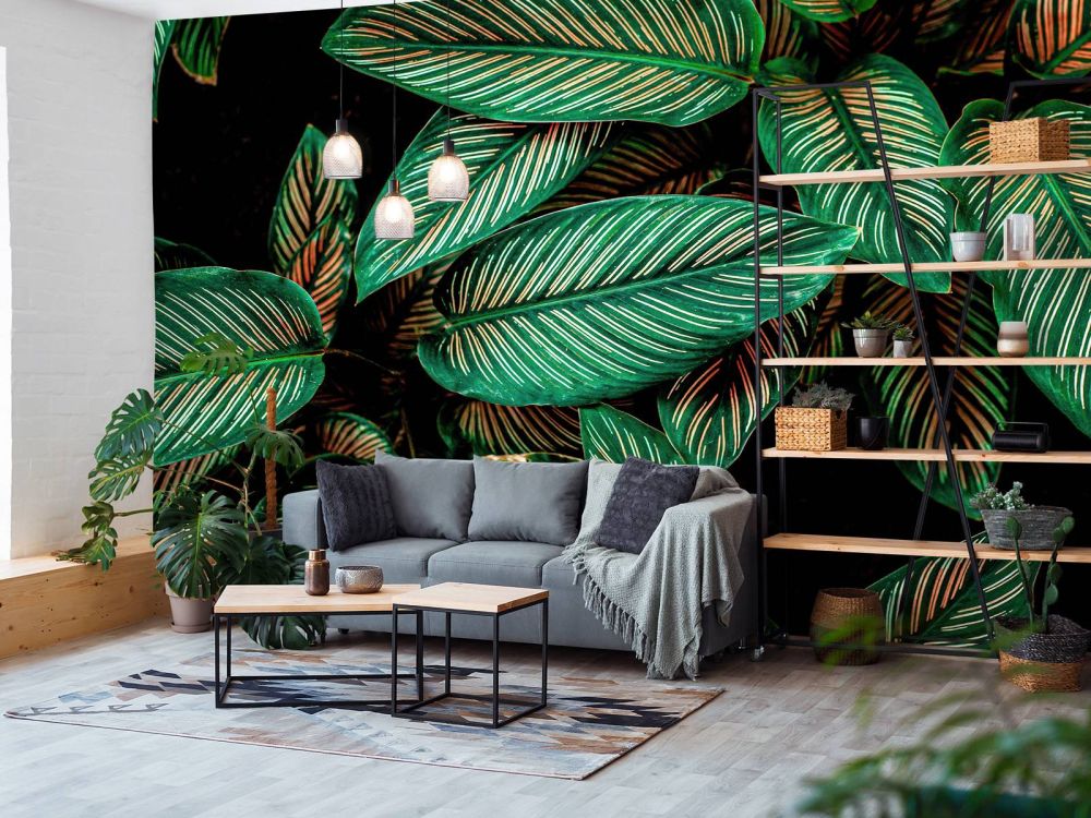 Abstracte groene bladeren