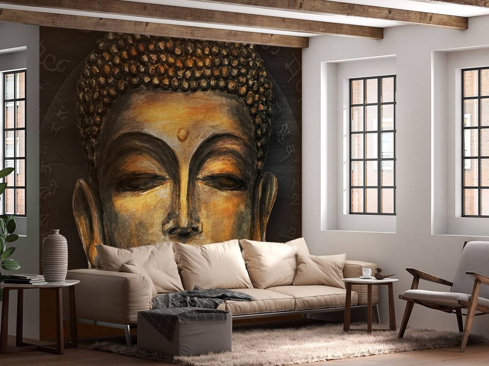 Geschilderde Buddha