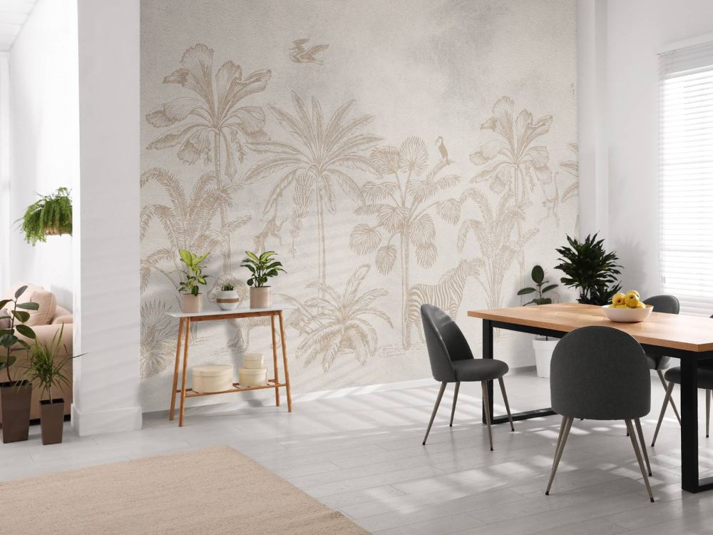 Dierenjungle taupe