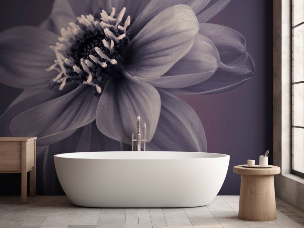 Donkere dahlia bloem