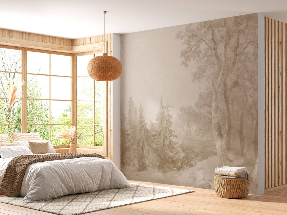 Forest Landscape Beige #1