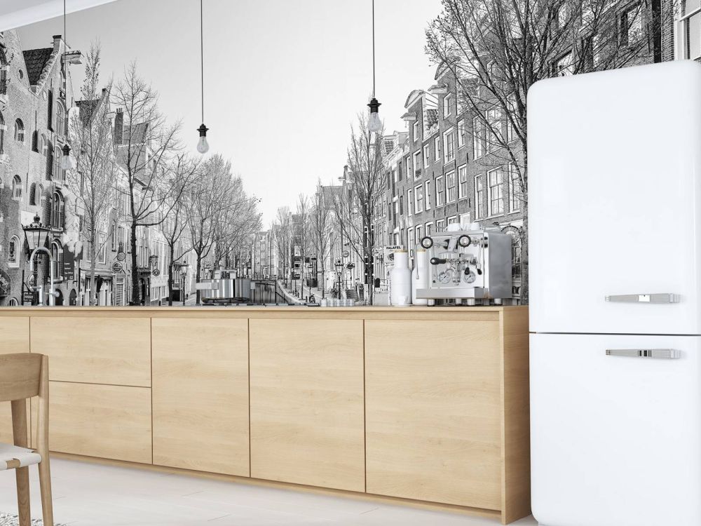 Amsterdam in zwart wit