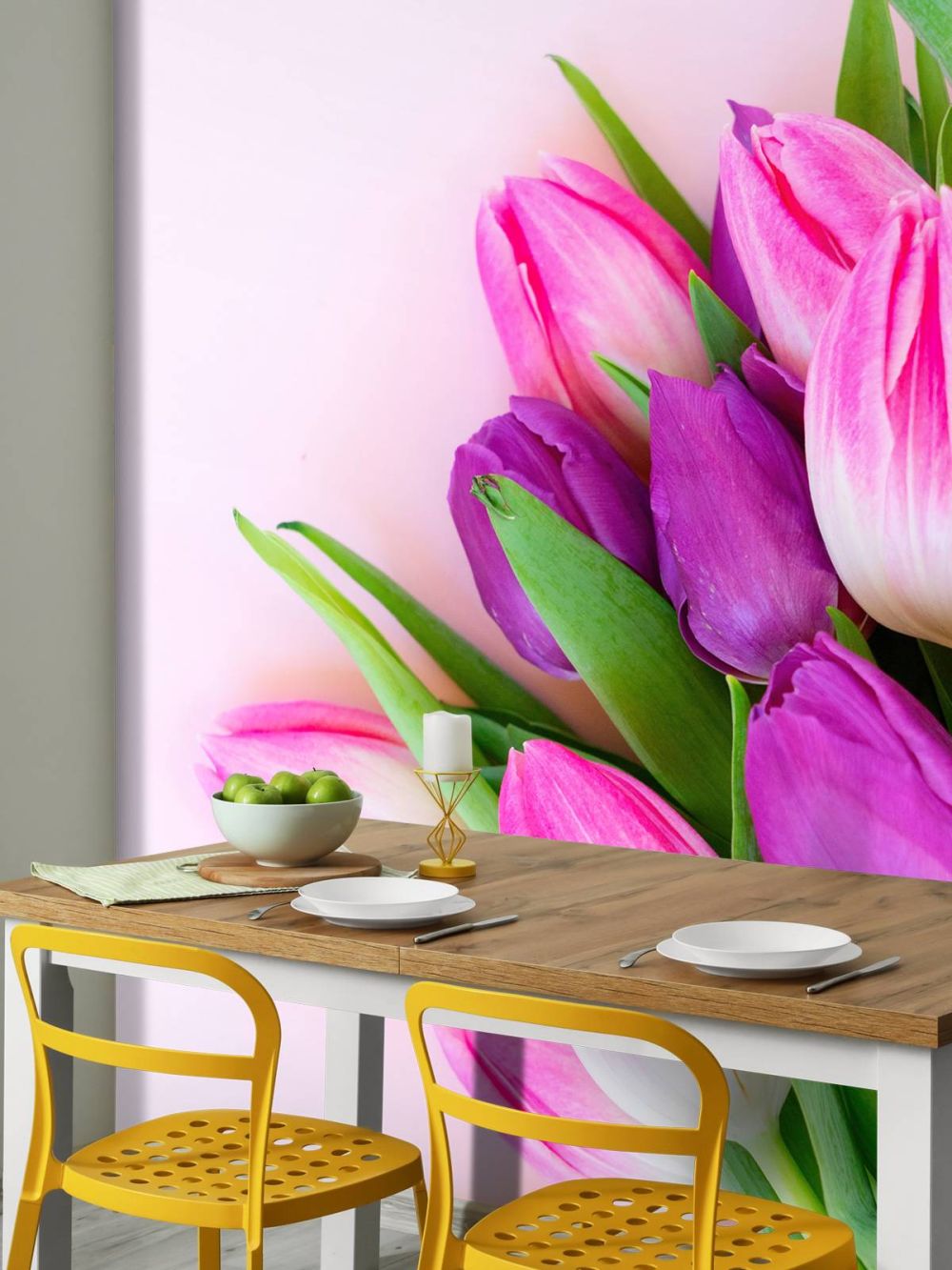 Roze tulpen
