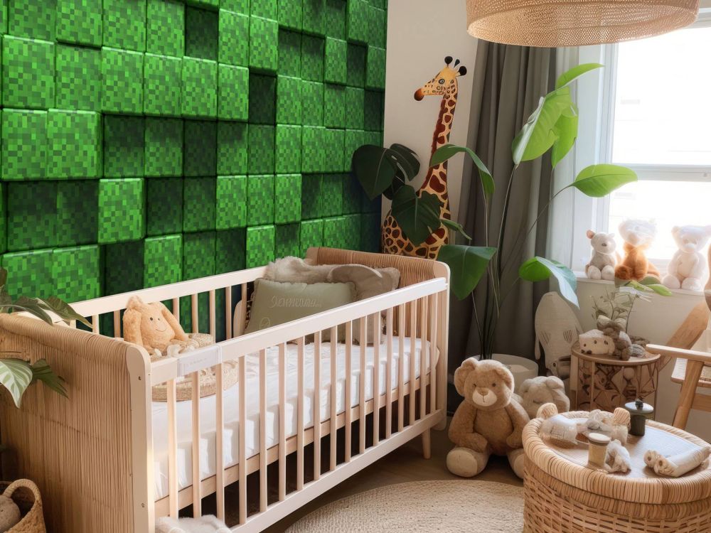 3D Minecraft gras